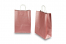 Paper carrier bags with twisted handles - pink metallic, 260 x 120 x 350 mm, 90 gsm | Bestbuyenvelopes.ie