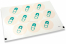 Birth envelope seals - safety pin blue | Bestbuyenvelopes.ie