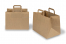 Paper carrier bags with folded handles - brown, 317 x 218 x 245 mm | Bestbuyenvelopes.ie