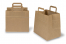 Paper carrier bags with folded handles - brown, 260 x 175 x 245 mm | Bestbuyenvelopes.ie