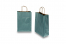 Paper carrier bags with twisted handles - petrol metallic, 220 x 100 x 310 mm, 90 gsm | Bestbuyenvelopes.ie