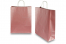 Paper carrier bags with twisted handles - red metallic, 320 x 120 x 410 mm, 100 gsm | Bestbuyenvelopes.ie