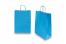 Paper carrier bags with twisted handles - blue, 260 x 120 x 350 mm, 90 gsm | Bestbuyenvelopes.ie