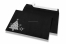 Coloured Christmas envelopes - Black, with Christmas tree | Bestbuyenvelopes.ie