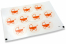 Birth envelope seals - baby stroller red | Bestbuyenvelopes.ie