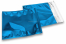 Coloured metallic foil envelopes blue - 165 x 165 mm | Bestbuyenvelopes.ie