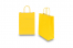 Paper carrier bags with twisted handles - yellow, 220 x 100 x 310 mm, 90 gsm | Bestbuyenvelopes.ie