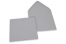 Coloured greeting card envelopes - grey, 155 x 155 mm | Bestbuyenvelopes.ie