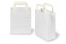 Paper carrier bags with folded handles - white, 180 x 80 x 220 mm | Bestbuyenvelopes.ie