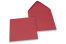 Coloured greeting card envelopes - dark red, 155 x 155 mm | Bestbuyenvelopes.ie