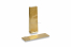 Coloured block bottom bags - gold 55 x 30 x 175 mm, 50 gram | Bestbuyenvelopes.ie