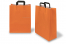 Paper carrier bags with folded handles - orange, 320 x 140 x 420 mm | Bestbuyenvelopes.ie