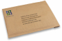 Paper padded envelopes - example with a print