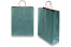 Paper carrier bags with twisted handles - petrol metallic, 320 x 120 x 410 mm, 100 gsm | Bestbuyenvelopes.ie