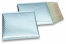 ECO metallic bubble envelopes - ice blue 165 x 165 mm | Bestbuyenvelopes.ie