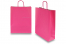 Paper carrier bags with twisted handles - bright pink, 320 x 120 x 410 mm, 100 gsm | Bestbuyenvelopes.ie