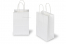 Paper carrier bags with twisted handles - white, 140 x 80 x 210 mm, 90 gsm | Bestbuyenvelopes.ie