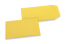 Coloured pocket envelopes - Buttercup yellow, 65 x 105 mm | Bestbuyenvelopes.ie