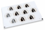 Wedding envelope seals - man & woman kiss | Bestbuyenvelopes.ie