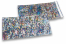 Coloured metallic foil envelopes silver holographic - 114 x 229 mm | Bestbuyenvelopes.ie