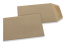 Coloured pocket envelopes - Brown kraft, 85 x 125 mm | Bestbuyenvelopes.ie