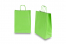 Paper carrier bags with twisted handles - green, 260 x 120 x 350 mm, 90 gsm | Bestbuyenvelopes.ie