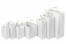 Paper carrier bags with folded handles - white | Bestbuyenvelopes.ie