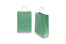 Paper carrier bags with twisted handles - green metallic, 220 x 100 x 310 mm, 90 gsm | Bestbuyenvelopes.ie