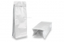 Flat bottom pouches - white, 2000 ml / 1000 grams ground coffee