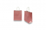 Paper carrier bags with twisted handles - red metallic, 180 x 80 x 220 mm, 90 gsm | Bestbuyenvelopes.ie