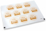 Birth envelope seals - bedstead with stars | Bestbuyenvelopes.ie