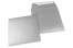 Silver metallic coloured paper envelopes - 160 x 160 mm | Bestbuyenvelopes.ie