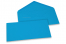 Coloured greeting card envelopes - ocean blue, 110 x 220 mm | Bestbuyenvelopes.ie