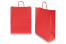 Paper carrier bags with twisted handles - bright red, 320 x 120 x 410 mm, 100 gsm | Bestbuyenvelopes.ie