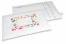 White bubble envelopes Easter - bright colours | Bestbuyenvelopes.ie