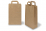 Paper carrier bags with folded handles - brown, 220 x 105 x 360 mm | Bestbuyenvelopes.ie