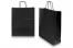 Paper carrier bags with twisted handles - black, 320 x 120 x 410 mm, 100 gsm | Bestbuyenvelopes.ie