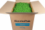 Shredded paper SizzlePak - Lime green (10 kg), 80 grams paper | Bestbuyenvelopes.ie