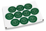 Christmas envelope seals - Snowman green | Bestbuyenvelopes.ie