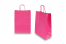 Paper carrier bags with twisted handles - bright pink, 260 x 120 x 350 mm, 90 gsm | Bestbuyenvelopes.ie