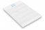 Printed notepads - example with lines | Bestbuyenvelopes.ie