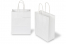 Paper carrier bags with twisted handles - white, 180 x 80 x 220 mm, 90 gsm | Bestbuyenvelopes.ie