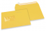 Butter cup yellow, coloured window envelopes, 162 x 229 mm (A5), window on the left, windowsize 45 x 90 mm, windowposition 20 mm from the left / 60 mm from the bottom, peal and seal closure, 120 gram coloured paper | Bestbuyenvelopes.ie