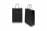 Paper carrier bags with twisted handles - black, 220 x 100 x 310 mm, 90 gsm | Bestbuyenvelopes.ie