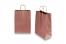 Paper carrier bags with twisted handles - dark red metallic, 260 x 120 x 350 mm, 90 gsm | Bestbuyenvelopes.ie