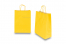 Paper carrier bags with twisted handles - yellow, 260 x 120 x 350 mm, 90 gsm | Bestbuyenvelopes.ie