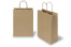 Paper carrier bags with twisted handles - brown striped, 220 x 100 x 310 mm, 90 gsm | Bestbuyenvelopes.ie