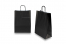 Paper carrier bags with twisted handles - black, 260 x 120 x 350 mm, 90 gsm | Bestbuyenvelopes.ie