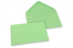 Coloured greeting card envelopes - pale green, 125 x 175 mm | Bestbuyenvelopes.ie