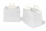 Paper carrier bags with folded handles - white, 317 x 218 x 245 mm | Bestbuyenvelopes.ie